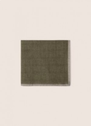  Hackett Fazzoletto di lino Cravatte da uomo verde