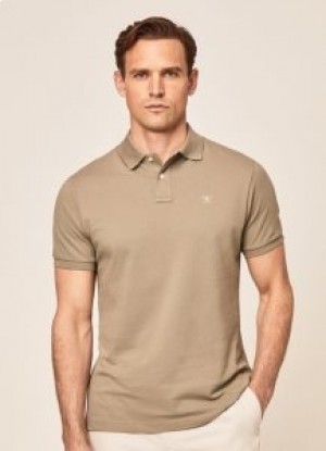  Hackett Pique Poloshirt met korte mouwen voor heren Khaki