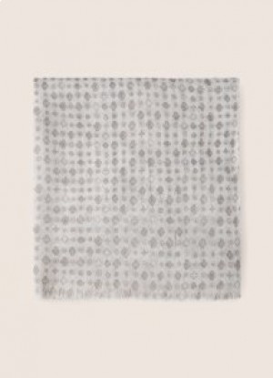  Hackett Modal Wollen Sjaal Mutsen Heren Wit Multicolor