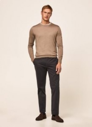  Hackett Sanderson Chino Herenbroek Marineblauw