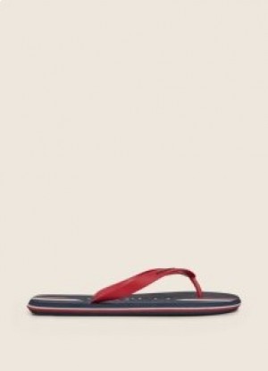  Hackett Logo Heren Slippers Rood