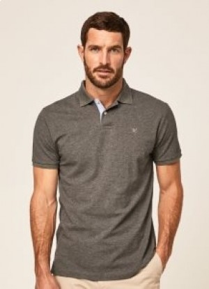  Hackett Classic Fit lyhythihainen poolopaita miesten harmaa
