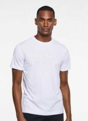  Hackett Basic Cotton T-paita Miesten Valkoinen