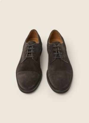  Hackett Suede Derby vapaa-ajan kengät miesten tummanruskea