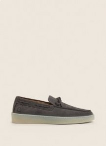  Hackett Suede Loafers férfi sötétszürke