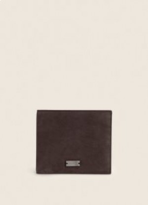  Portofele Barbati Hackett Nubuck Verde Masline