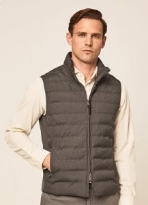  Hackett Skip Kapitone Yelek Erkek Gri