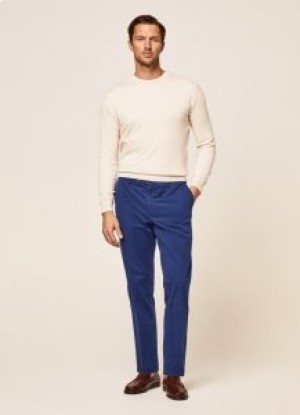  Hackett Core Sanderson Classic Fit herrebukser blå