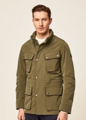  Hackett Safari Veil Jakker Herre Khaki