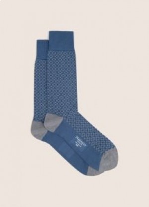  Cló Geoiméadrach Hackett Stocaí na bhFear Navy Blue