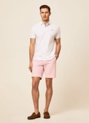  Hackett Slim Fit Men's Éireann Shorts Light Pink