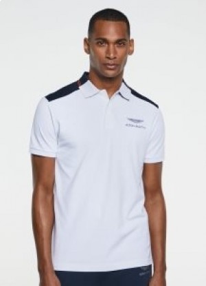  Hackett Amr Classic Fit Gearr Muinchille Polo Shirt Fir Bán