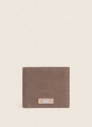 Hackett Men's Leather Wallets Grey