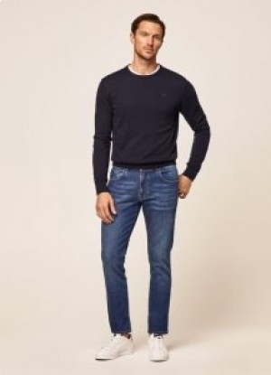 Hackett Vintage Wash Slim Fit Men's Jeans Blue