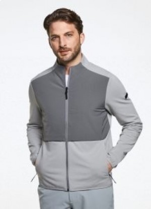 Hackett Semi-padded Jumper Men's Sweatshirts Silver Grey