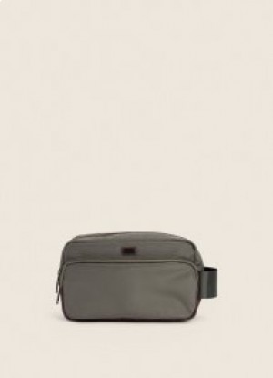 Hackett Recycled Polyester Toiletry Bags for Men - Green