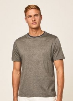Hackett Micro Striped Print Men's T-Shirt