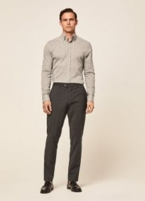 Hackett Slim-fit Cargo Pants Men Grey