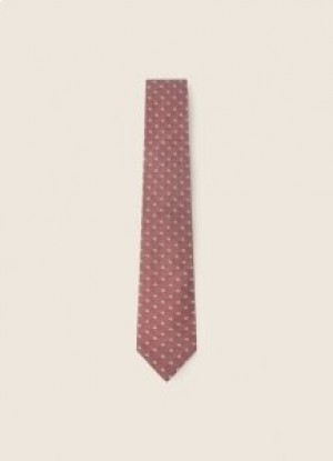 Hackett Polka-dots Print Men's Ties Red