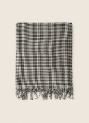 Hackett Houndstooth Scarf Men's Caps Multicolor Green