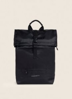  Mochila Hackett Roll-fechada Bolsas Masculinas Pretas