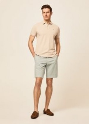  Hackett Classic Fit Masculino Portugal Shorts Verde