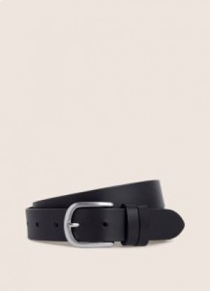  Hackett Cintos de couro masculinos pretos