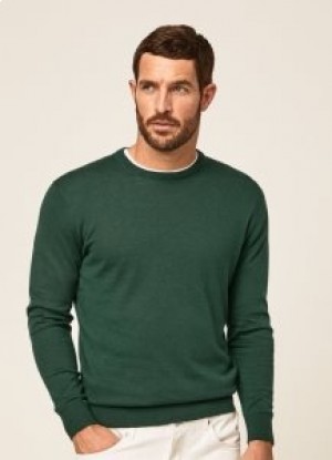 Hackett Gola Redonda Pulôver Masculino Tricô