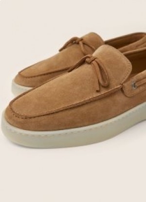  Hackett Suede Loafers Brune fritidssko til mænd