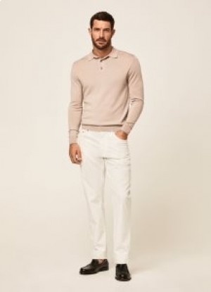  Hackett Regular Fit Core Trinity Herrebukser Hvid