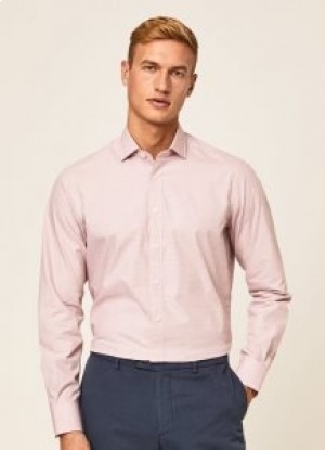  Hackett Classic Fit Bomuldsskjorter til mænd Rød