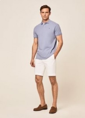  Short Hackett Slim Fit France pour homme Blanc