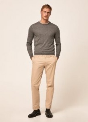  Pantalon chino Hackett Sanderson pour homme beige