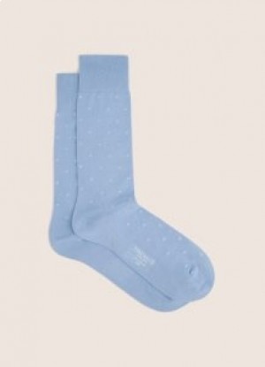  Chaussettes Hackett Cross Print pour homme Bleu