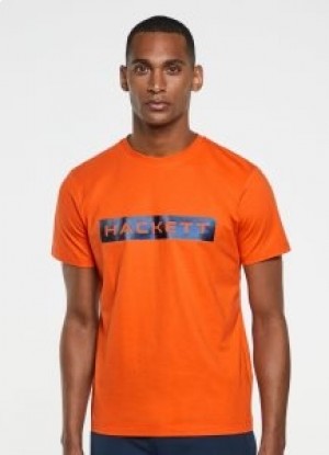  T-shirt pour homme avec logo imprimé Hackett