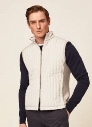  Gilet zippé réversible Hackett pour homme Bleu