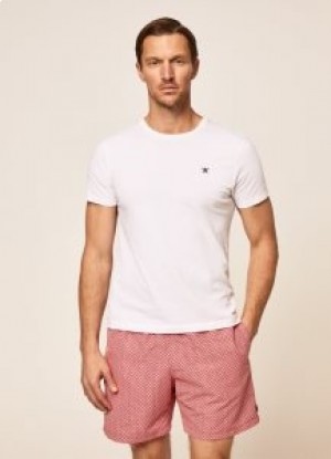  Hackett Bedruckte Herren Bademode Rot