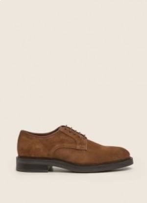  Hackett Wildleder Brogue Herren Freizeitschuhe Braun