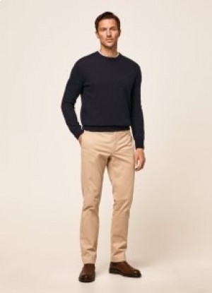  Pantalones chinos ajustados Hackett para hombre en color beige