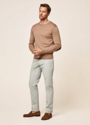  Pantalones Hackett Regular Fit Core Trinity para hombre en color verde
