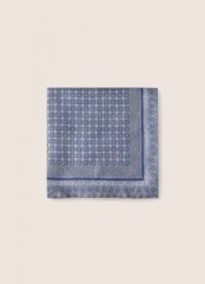  Pañuelo de seda Hackett Corbatas para hombre Gris claro